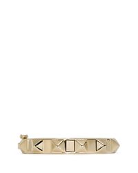Valentino | Metallic 'rockstud' Bangle | Lyst