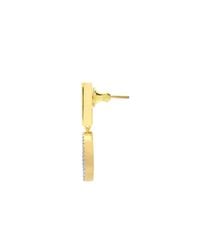 Monica Vinader | Metallic Naida Lotus Open Drop Earrings | Lyst