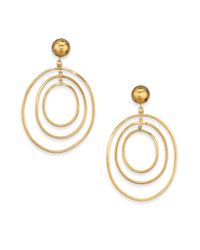 Vaubel | Metallic Nested Oval Hoop Drop Earrings | Lyst