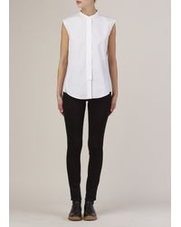 Jil Sander | White Alina Button Up | Lyst