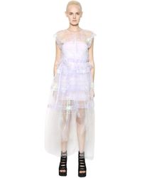 House Of Matching Colours | Multicolor Iridescent Lurex & Tulle Dress | Lyst