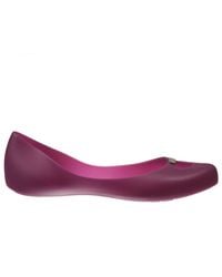 Emporio Armani | Purple Scarpe Basse Ballerina Gomma | Lyst
