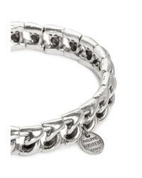 Philippe Audibert | Metallic Cable Chain Elasticated Bracelet | Lyst