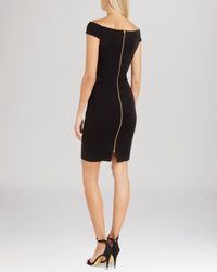 ted baker black off the shoulder dress