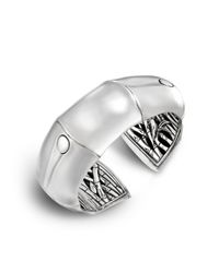 John Hardy | Metallic Bamboo Kick Cuff | Lyst