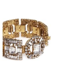 Erickson Beamon | Metallic 'temptress' Square Crystal Bracelet | Lyst