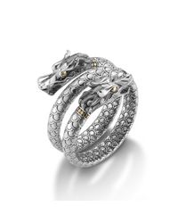 John Hardy | Metallic Naga Double Coil Bracelet | Lyst
