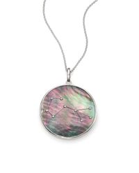 Ippolita | Metallic Scorpio Constellation Diamond, Black Shell & Sterling Silver Charm | Lyst