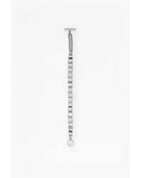 French Connection | Metallic Box Link Bracelet | Lyst