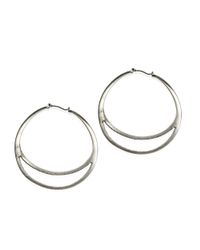 Jenny Bird | Metallic Crescent Moon Hoops | Lyst