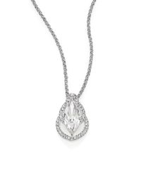 Adriana Orsini | Metallic Embraced Marquis Pendant Necklace | Lyst