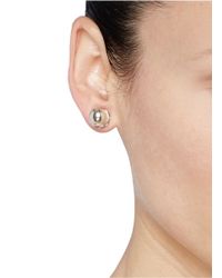 Givenchy | Pink Pavé Crystal Sphere Magnetic Single Earring | Lyst