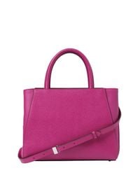 Fendi | Pink Mini 2jours Structured Leather Bag | Lyst