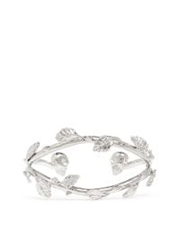 Alexander McQueen | Metallic Skull Vine Cuff | Lyst