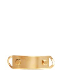 Ela Stone | Metallic 'Heidi' Metal Plate Two Finger Ring | Lyst