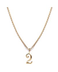 Lulu Frost | Metallic Code Number 14kt #2 Necklace | Lyst