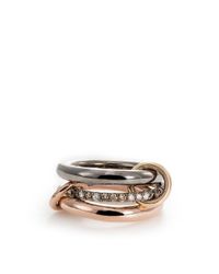 Spinelli Kilcollin | Metallic Libra Rose Linked Rings | Lyst