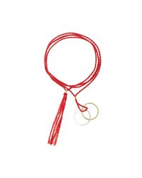 Cooperative De Creation | Red Gold/Silver Ring Necklace | Lyst