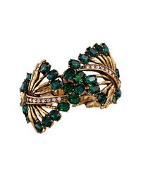 Oscar de la Renta | Metallic Set Of Three Goldplated Bracelets | Lyst