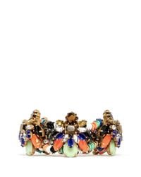 J.Crew | Multicolor Stone Burst Bracelet | Lyst