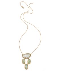 Alexis Bittar | Blue Dangling Pendant Necklace Aqua Multi | Lyst