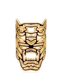 KENZO | Metallic Oversized Tiger Ring | Lyst