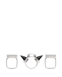 Joomi Lim | Metallic Spike Pearl Three Ring Set | Lyst