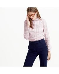J.Crew | Pink Collection Thomas Mason Club-collar Shirt In Dress Stripe | Lyst