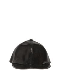 D by D | Black Vinyl Baseball Hat for Men | Lyst