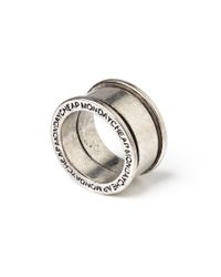 Cheap Monday | Metallic Ny Ring - Silver for Men | Lyst