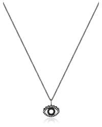 KENZO | Metallic Mini Eye Necklace | Lyst