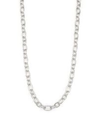 Pomellato | Metallic Sterling Silver Chain Link Necklace/29 | Lyst