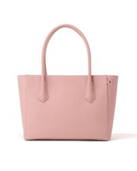 Dagne Dover Pink Signature Classic Coated Canvas Tote