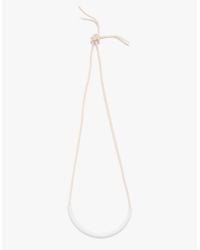 Maslo Jewelry | Natural The Matte White Standard | Lyst