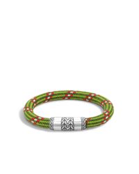 John Hardy | Green Classic Chain Station Bracelet for Men | Lyst