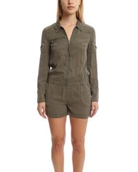 Pam & Gela - Green Gasoline Romper - Lyst