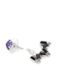 Joomi Lim | Metallic 'modern Deco' Swarovski Crystal Earrings | Lyst