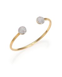 Marco Bicego | Metallic Africa Diamond & 18K Yellow Gold Cuff Bracelet | Lyst
