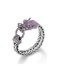 John Hardy | Pink Legends Naga Dragon Head Bracelet for Men | Lyst