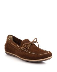 Frye | Brown Harris Suede Moccasins for Men | Lyst