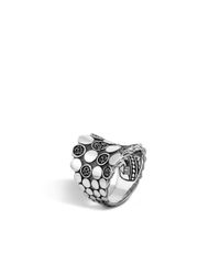 John Hardy | Saddle Ring With Black Sapphire | Lyst
