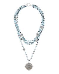 Nicole Miller | Blue San Benito Magdalena Necklace | Lyst