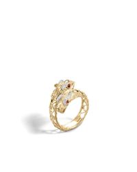 John Hardy | Metallic Legends Naga Double Dragon Head Ring | Lyst