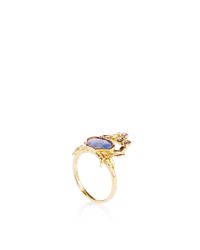 Amsterdam Sauer X Bianca Brandolini | Blue One Of A Kind Crab Black Opal Ring | Lyst