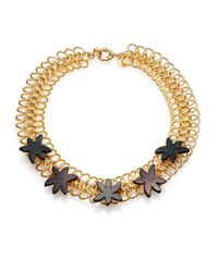 Marc By Marc Jacobs | Metallic Palm Link Choker Necklace for Men | Lyst