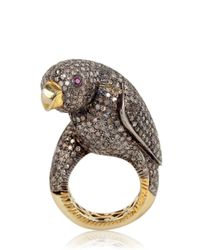 Bibi Van Der Velden | Metallic Parrot Ring | Lyst