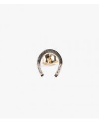Jennie Kwon | Metallic Horseshoe Stud - Single | Lyst