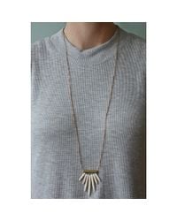 Spectrum | White Spike Necklace | Lyst