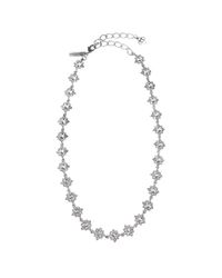 Oscar de la Renta - Metallic Delicate Star Necklace - Lyst