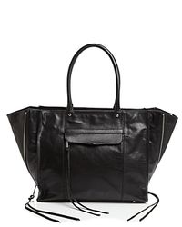 Rebecca Minkoff | Brown Side Zip Medium Mab Tote | Lyst